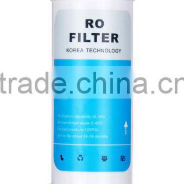 10 inch RO membrane refillable filter cartridge