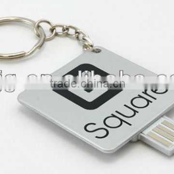 Promotional Gift Keychain Plastic Card USB Flash Drive