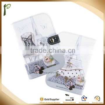 Hot selling style PU cheap business card holder,cute print cheap business card holder