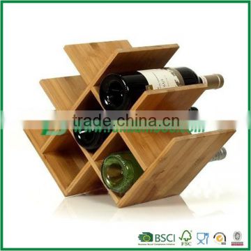 wholesale bamboo wine rack