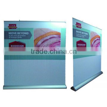 double side roll up display stand