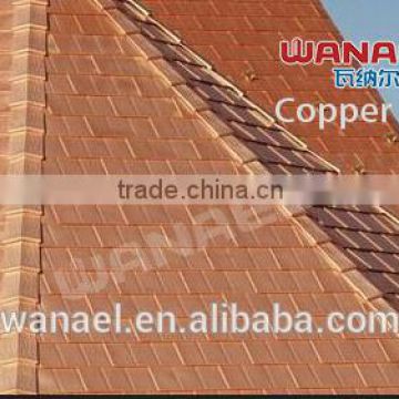 Factory price new commercial product bronze copper roof shingle