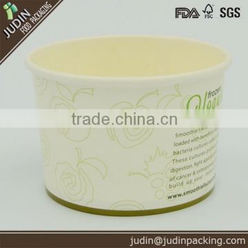 500ml wholesale frozen yogurt cup disposable printed cup