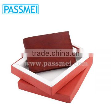 High Quality Design Genuine Leather Red Wallet