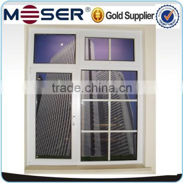 Thermal break aluminum double glazed fixed and casement grill window