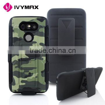 Camouflage design phone case for LG G5 heavy duty case