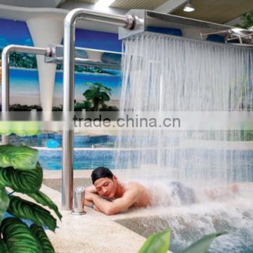 Hot sale stainless steel vichy shower for spa pool