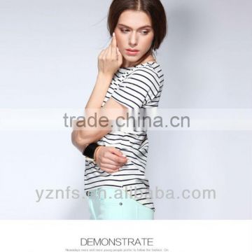 Beautiful new design fashionable short sleeve girl's tshirt