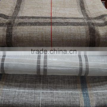 Luxury hotel quality yarn dyed chenille curtain fabric for interior curtain decor