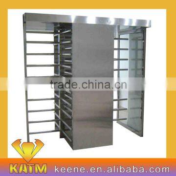 Semi automatic RFID access control full high turnstile mechanism