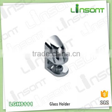 Top rated zinc alloy glass shelf brackets home glass clip