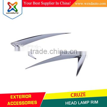 Chrome Head Light Trim Head Lamp Rim Cover HEAD LAMP RIM FOR CHEVROLET CRUZE(SEDAN) 2009-2013 2009 2013