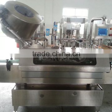Stainless steel automatic glass bottle vaccum capping machine