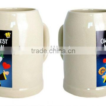 ceramic mini beer mug