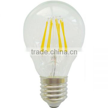 CE GS ERP RoHS A60 4W E27 LED Filament Bulb 360 degree