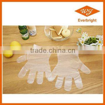 disposable plastic pe transparent gloves