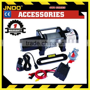 12V 6000lbs recovery wireless remote control 4wd electric winch