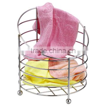 New arrived cheap mental towel basket for hotel supplies