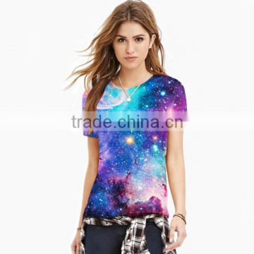 colorful shirt womens digital print t-shirt 3d printing t-shirt
