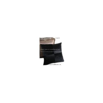black square fur plush cushion pillow