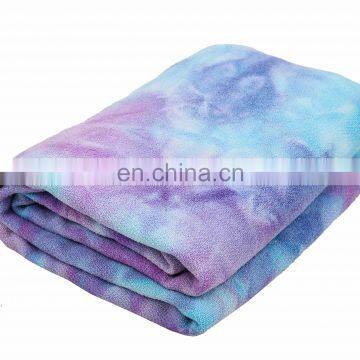 Private Label Dry Non-slip Microfiber Hot Gym Yoga Mat Towel