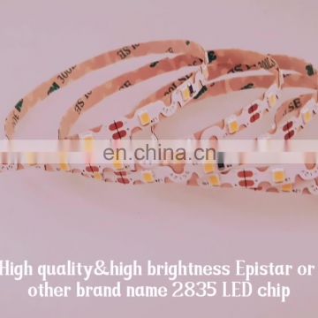 Flexible SMD 2835 5050 60 led RGB foldable bendable s shape zigzag led strip