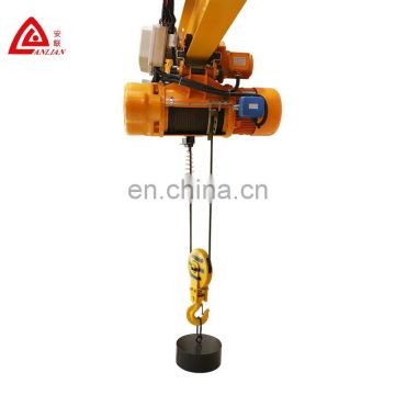 construction lifting machinery electric wire rope hoist with safety device