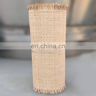 Wicker Material Mesh Outdoor Rattan Cane Webbing Roll standard size open for chair table ceiling wall decor from Viet Nam