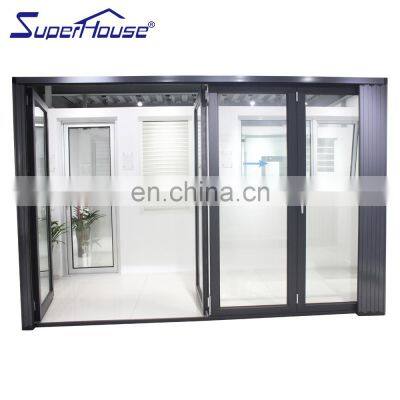 Australia Standard Aluminium Folding Door with Retractable Fiber Screen