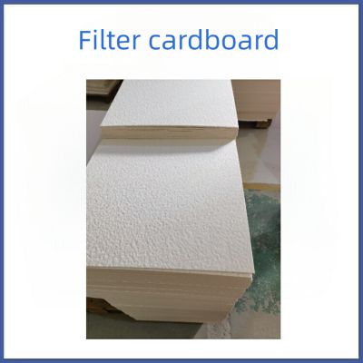 Filter cardboard used in the food and chemical industry