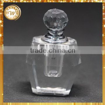 New style hot-sale crystal perfume bottle with crystal cap