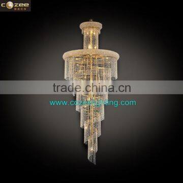 K9 Crystal Lighting Pendant Chandelier Empire Lighting Fixtrure Hotel Lighting Room Lighting Lobby Lighting CZ6517G/760