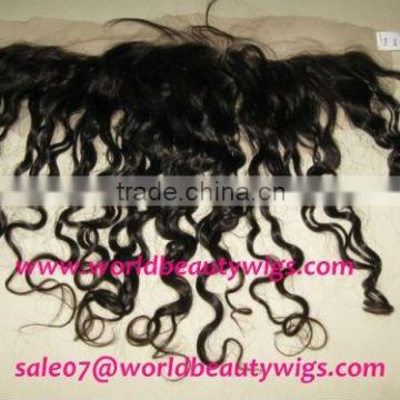 100% indian hair beautiful curly lace frontals