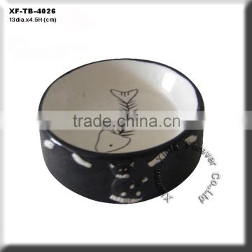 ceramic cat food bowl