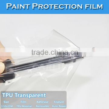 1.52x15M Transparent Removable Car Paint Protection TPU Film