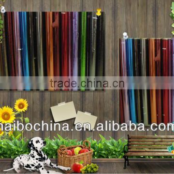 Heat transfer film for leather