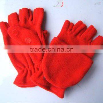 polar fleece glove with cover