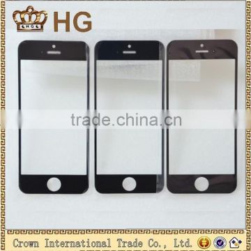 Black White High Quality New Outer Glass for iPhone 5/ 5G LCD Touch Screen Digitizer Front Glass Lens