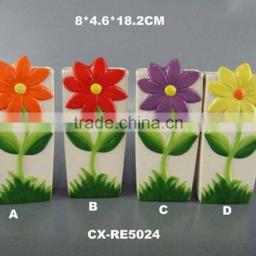 S/3 ceramic flower hanging humidifier