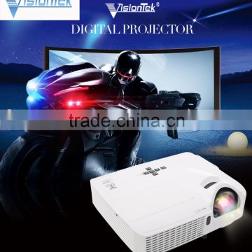 3000 lumens short throw LCD 3D projector for home cinema business use