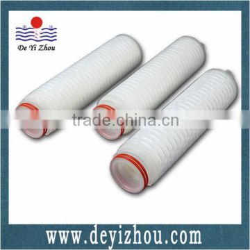 China supplier Hydrophilic PES pleated filter cartridge