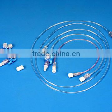 China manufacture Medical cardiac surgery Pressure Monitor Extension Line