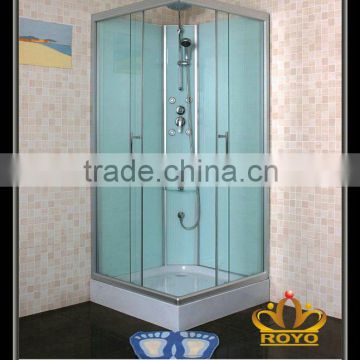 square shower cabin with sliding door Y526