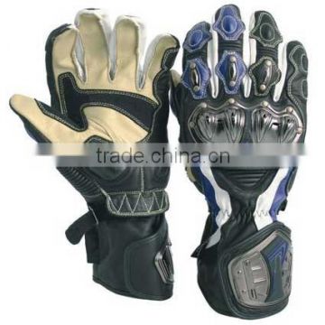Leder Rot leather gloves Handschuh New Style Leather Motor Bike Racing Gloves