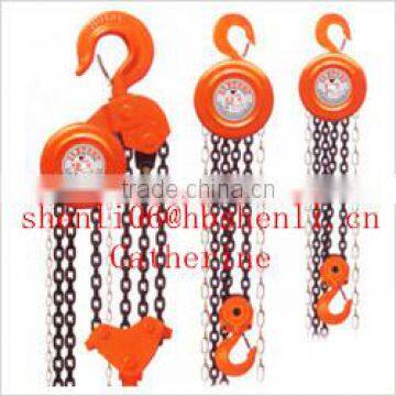 hand lifting chain pulley block,manual chain puller