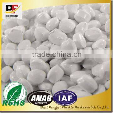 Rutile/Anatase TiO2 White masterbatch manufacturer, LDPE color masterbatch for plastic products, master batch, Chemicals