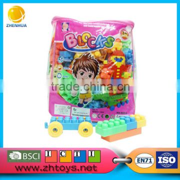 Childrens learning toys puzzle game for kids 162pcs blocks in hand bag