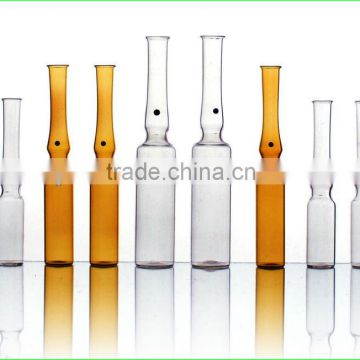 1ml pharmaceutical clear glass ampoule bottle YBB standard