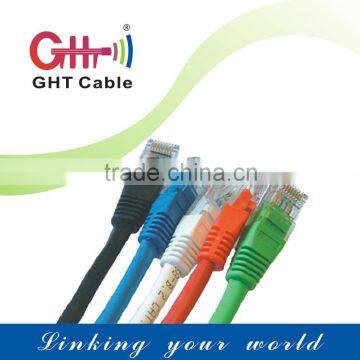 GHT wires and cables!utp cat6 patch cord cable 24awg CCA 4Pr connector cable