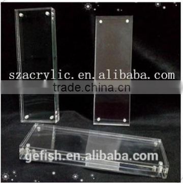 Acrylic magnetic 2x6 frames freestanding